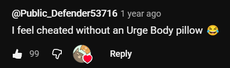 text from a youtube comment