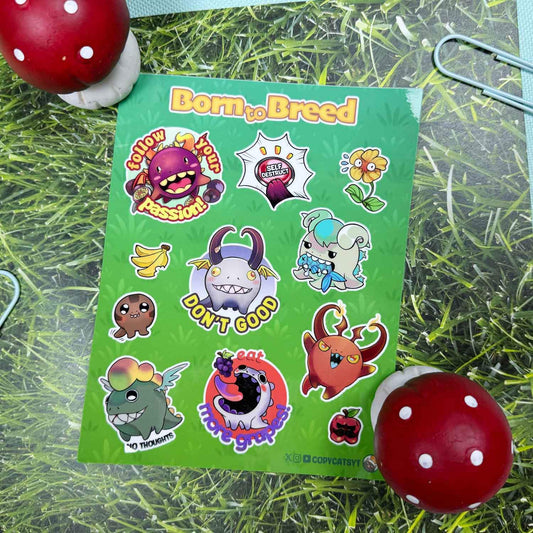 copycats dinosaur stickers on grass