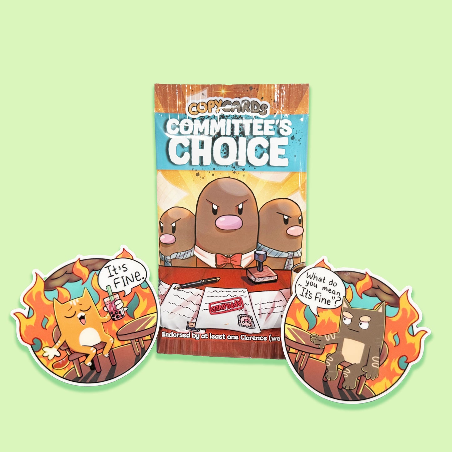 Copycats Nuzlocke Sticker + BONUS Committee's Choice Fan Booster Pack