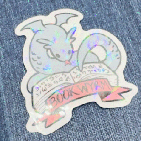 Bookwyrm Holographic Sticker - Copycats Store