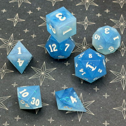 Magic Wave Handmade Resin Dice Set