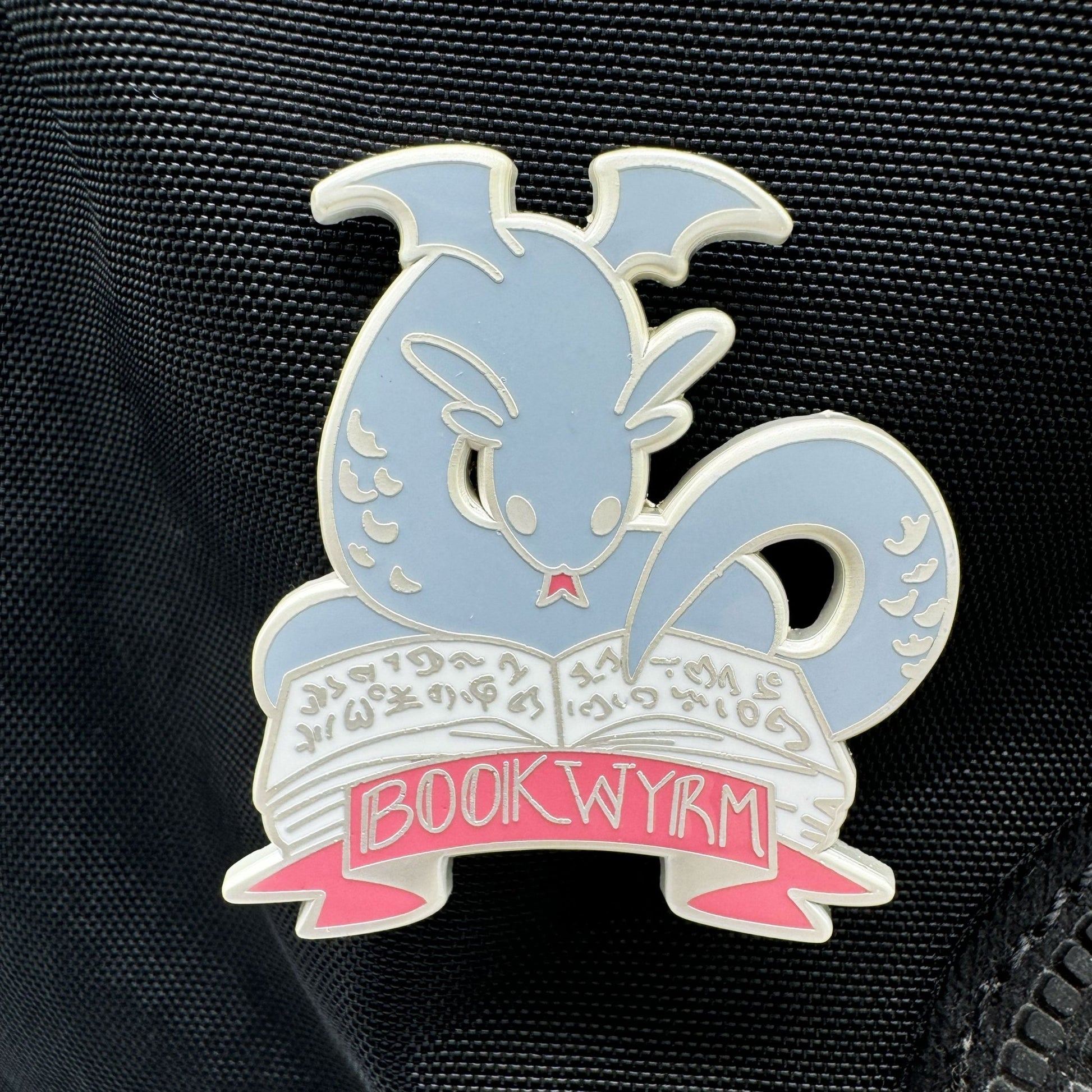 Bookwyrm Enamel Pin - Enamel Pin - Copycats Store - Shopycats