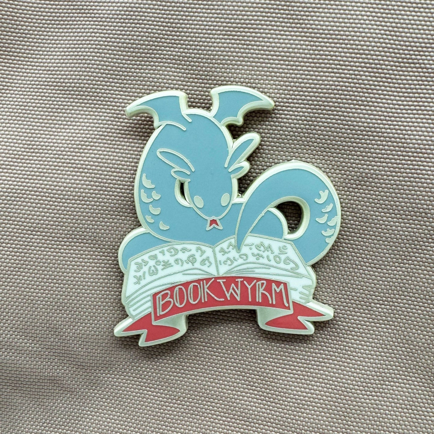 Bookwyrm Enamel Pin - Enamel Pin - Copycats Store - Shopycats