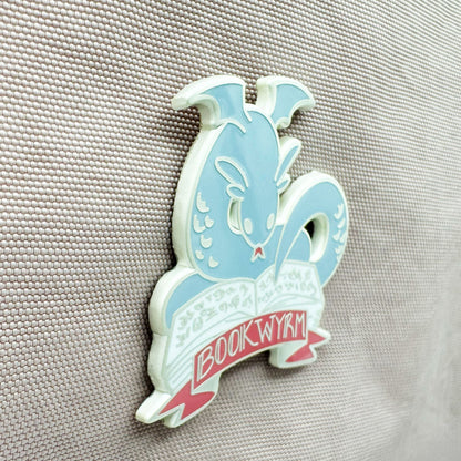 Bookwyrm Enamel Pin - Enamel Pin - Copycats Store - Shopycats