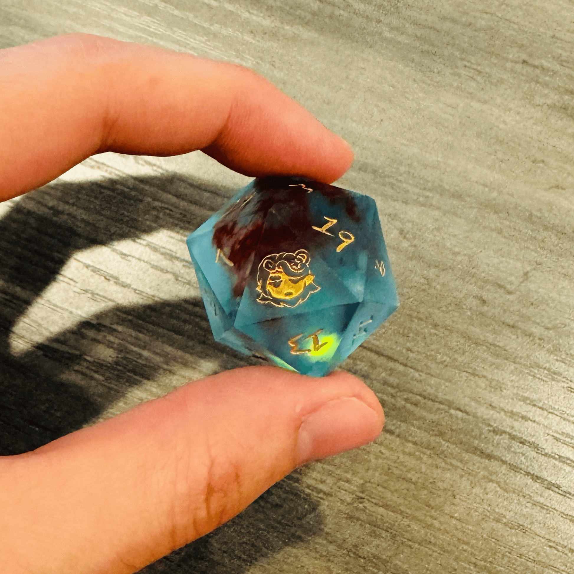 Handmade Urge Resin D20 - Dice Set - Copycats Store - Shopycats