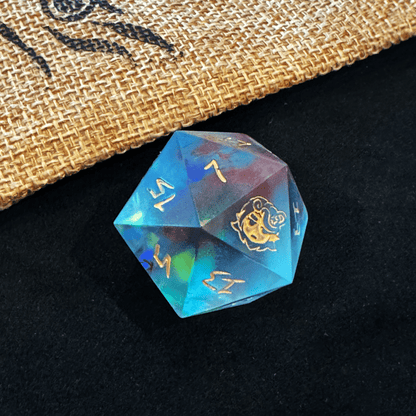 Handmade Urge Resin D20 - Dice Set - Copycats Store - Shopycats